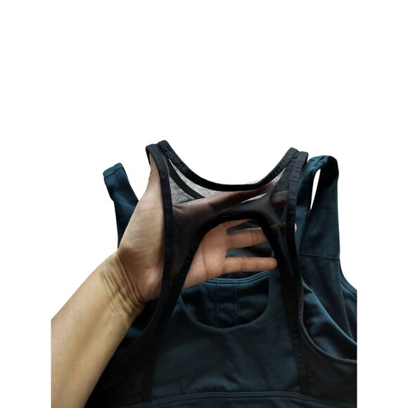 Lululemon Women's Black Submarine Double Tap Mesh Sports Bra Size 4 - Picture 5 of 9